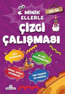 Çiz - Sil Minik Ellerle Çizgi Çalışması (Kalem Hediyeli)