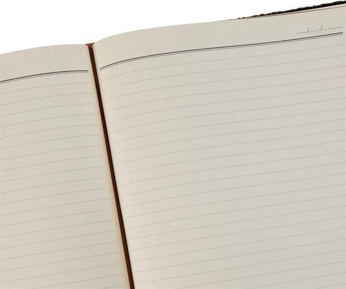 Deri Defter Günlük Journal Ajanda Tarihsiz Çizgili 160 Yaprak Baron Ve