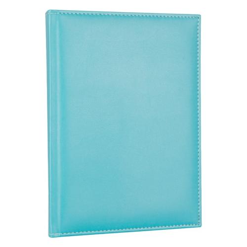 Deri Defter Günlük Journal Ajanda Tarihsiz Düz 160 Yaprak Rainbow Vegan 14x20 cm Turkuvaz