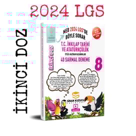 2024 LGS T.C. İNKILAP TARİHİ VE ATATÜRKÇÜLÜK SARMAL BRANŞ DENEMESİ ( İKİNCİ DOZ )