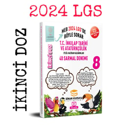 2024 LGS T.C. İNKILAP TARİHİ VE ATATÜRKÇÜLÜK SARMAL BRANŞ DENEMESİ ( İ