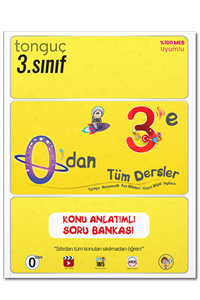 TONGUÇ 0'dan 3'e Tüm Dersler Konu Anlatımlı Soru Bankası