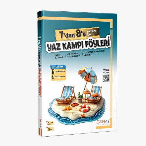 Günay Yayınları 7 den 8 e Geçenler İçin Yaz Kampı Föyleri | | GÜNAY