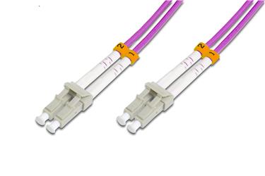 Beek LC-LC Fiber Optik Patch Kablo, Multimode OM 4 50-125 Duplex, 3.0m