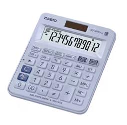 Casio MJ-120D Plus Açık Mavi İşlem Kontrollü 12 Hane Masa Üstü Hesap M