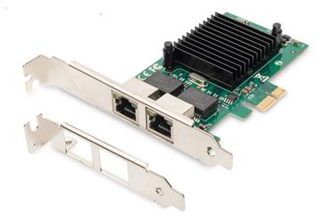 Digitus DN-10132 2 Port Gigabit Ethernet PCI Express Kart, düşük profi