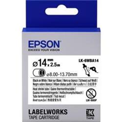 Epson LK-4YBA5 Sarı Üzeri Siyah Makaron (3-5,7 mm çap) 2,5Metre | | Ep