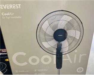 Everest Fan11 CoolAir Siyah-Gri 45w 5 Kanat 3 Kademe 1200RPM | | Evere