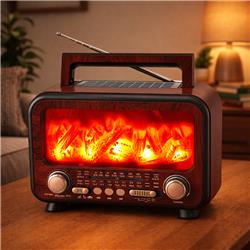 Everton Rt-754 Bluetooth Fm-Usb-Tf-Aux Şarjlı Nostaljik Radyo (Solar P