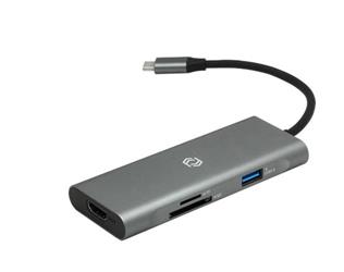 Frisby FA-7712TC USB Type-C™ Hub (HDMI + 3 x USB 3.0 + SD-TF + PD Şarj