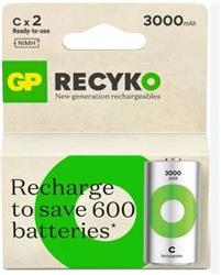 Gp 3000 mAh Orta Boy Şarjlı Pil 2 li Paket C Boy GP300CHCBMTR-2EB2 | |