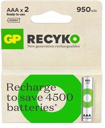 GP AAA 950 mAh Şarjlı İnce Kalem Pil 2'li Paket GP100AAHCEMTR-2GB | | 