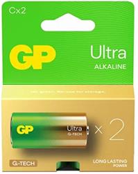 GP G-Tech LR14 Orta Boy Ultra Alkalin Pil 2'li Paket GP14AU-U2 C Boy |