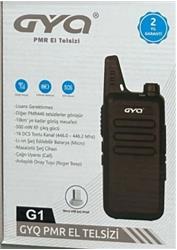 GYQ-QG1 PMR El Telsizi 10 Km Mesafeli Siyah Tekli Paket | | Gyq