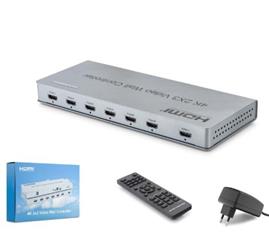 HADRON HDX1435 HDMI Video Wall Controller Kumandalı 4K 6 Ekran Gri | |