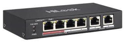 Hilook NS-0106MP-35 4 Port PoE, 35W, +2 Port Megabit Uplink Switch | |