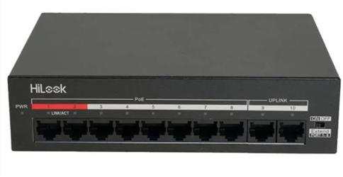 Hilook NS-0110MP-60 8 Port PoE, 60W, +2 Port Megabit Uplink Switch | |