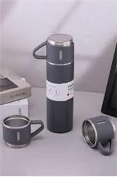 HYTECH HY-TM11 Mat Gri 500ML İç 304 Dış 201 Paslanmaz Çelik Kupa Barda