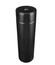 Hytech HY-TM12 Mat Siyah 500ML Dijital Sıcaklık Göstergeli Paslanmaz Ç