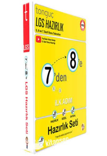 7`den 8`e Hazırlık Seti Tonguç Akademi | | Tonguç Yayınları