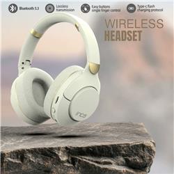 Inca IBK-503B Beyaz 5.3 Bluetooth Wireless Kulaklık Micro Sd Kulaklık 