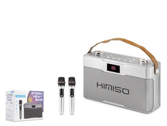 Kimiso KMS237 Bluetooth Karaoke 2 Mikrofonlu Speaker 4x15W 270-260-90M