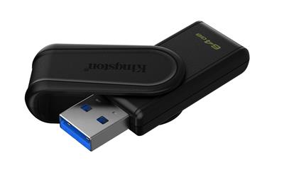Kingston DTXS-64GB 64GB Portable USB 3.2 Gen1 DataTraveler ExodiaS (Bl