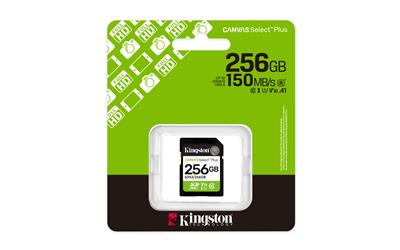Kingston SDS3-256GB 256GB SDXC Canvas Select Plus Gen3 150MB-s C10 UHS