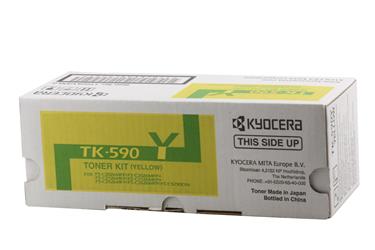 Kyocera TK-590Y Yellow Sarı Orjinal Fotokopi Toneri FS-C2016-2026-2126