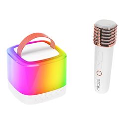 Mikado MD-27BT Naos Krem USB+TF+Bluetooth Wireless Karaoke Mikrofonlu 