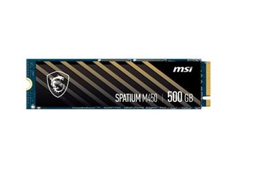 Msi 500GB Spatium M450 V1 NVMe PCIe Gen4 x4 Okuma 3000MB – Yazma 2000M