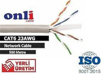 Onli ER-6002 U-UTP 23 AWG CCA CU 500 Metre Cat6 Kablo | | Onli