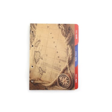 Organizer Ajanda Yedeği 4 Delikli A5 Tarihsiz Kareli Blok ivory Kağıt 