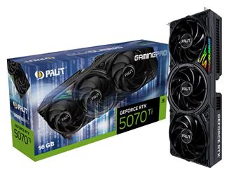 Palit GeForce RTX5070Ti GamingPro 16GB-256bit GDDR7 HDMI 3xDP DLSS4 Ek