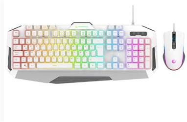 Rampage KM-34 GLARE Beyaz Usb RGB Aydınlatmalı Q 12800 DPI Mouse Gamin