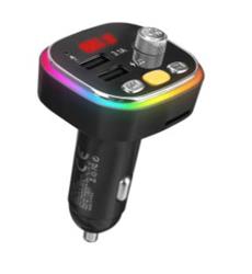 S-link SL-BT306 Çift USB 5V 3.1A Rainbow Işıklı Led Ekran TF Kartlı V5