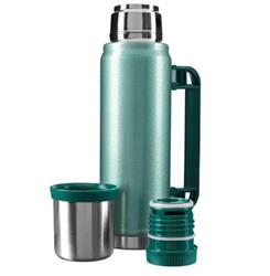 S-link SL-TM13 Yeşil Kumlama Boya 750ML Iç 304 Plastik Kulp Ve Portati