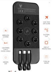 Snapron SNP-3003 10.000 Mah Vantuzlu Wireless Kablosuz ve 3in1 Kablolu