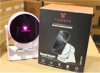 Snapron SNS-9101 Beyaz (İNDUCTİON Özellikli) RGB Bluetooth Speaker (Ph