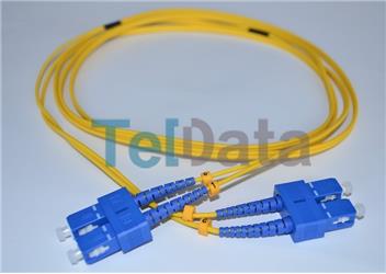 TELDATA TLD-SC112 SC-UPC-SC-UPC SM DX 2 METRE FIBER OPTIK PATCHCORD | 