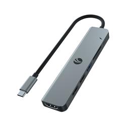 Vcom CUE18 Type-C To Hdmi(4K@30Hz)+Usb3.0+Usb-A2.0+SD2.0+TF2.0+Pd 3.0 