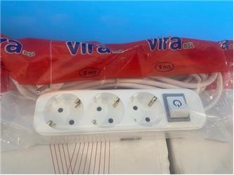 Vira 3lü 2mt Anahtarlı Topraklı Priz | | Vira