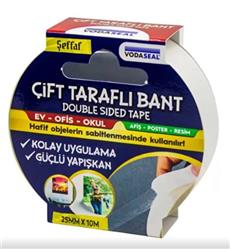 VODASEAL ÇİFT TARAFLI FİLMİK BANT 25 MMX10 MT 0691 | | Vodaseal