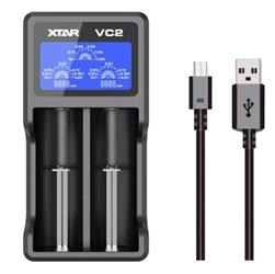 Xtar VC2 Evrensel Li-Ion Pil Şarj Cihazı – 2 Yuvalı | | Xtar